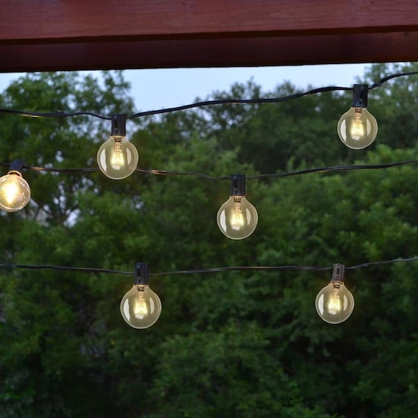 Living Accents Living Accents G40 Solar Light Set Warm White 26 ft. 20 lights SLRG40WWA - main